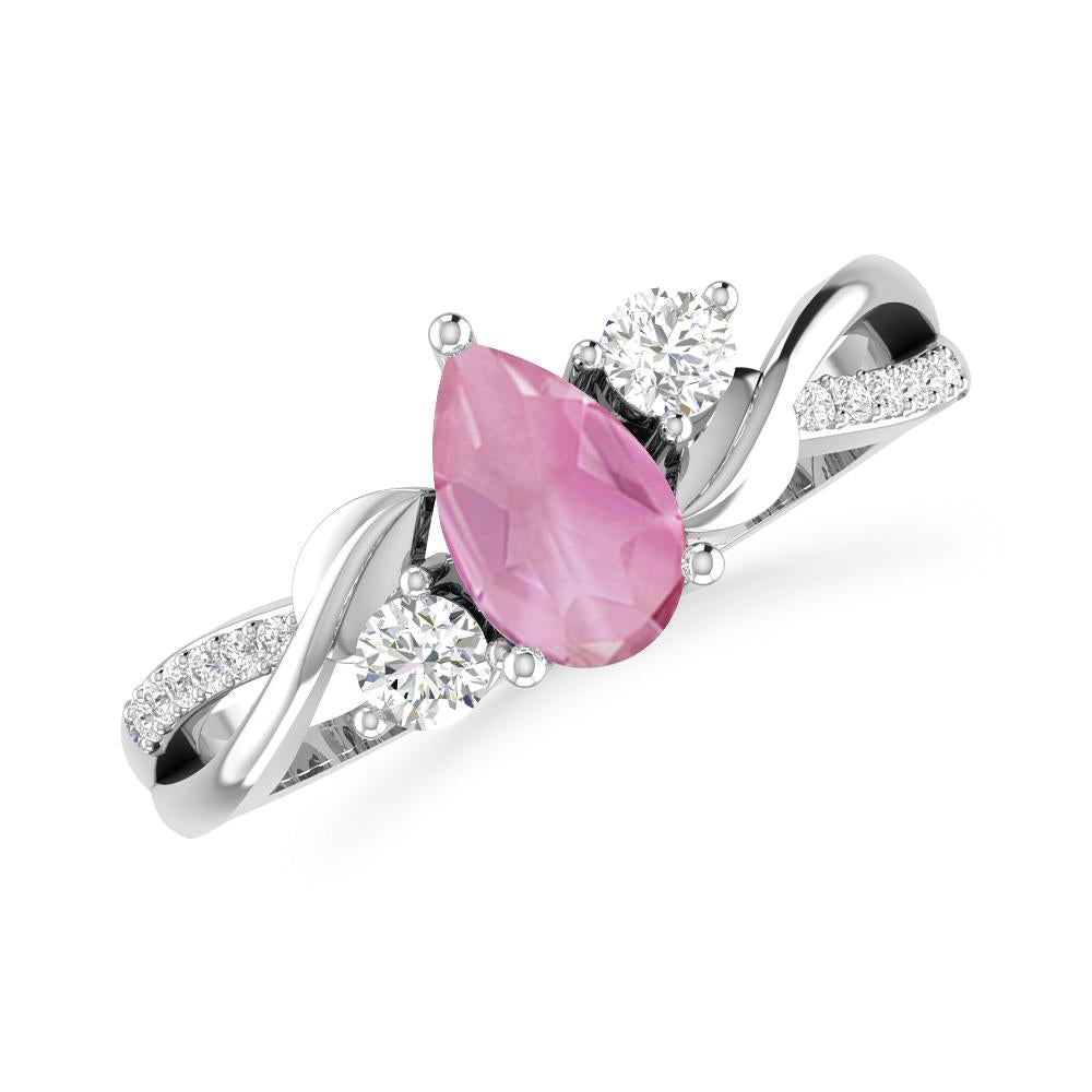 White Gold - Pink Tourmaline