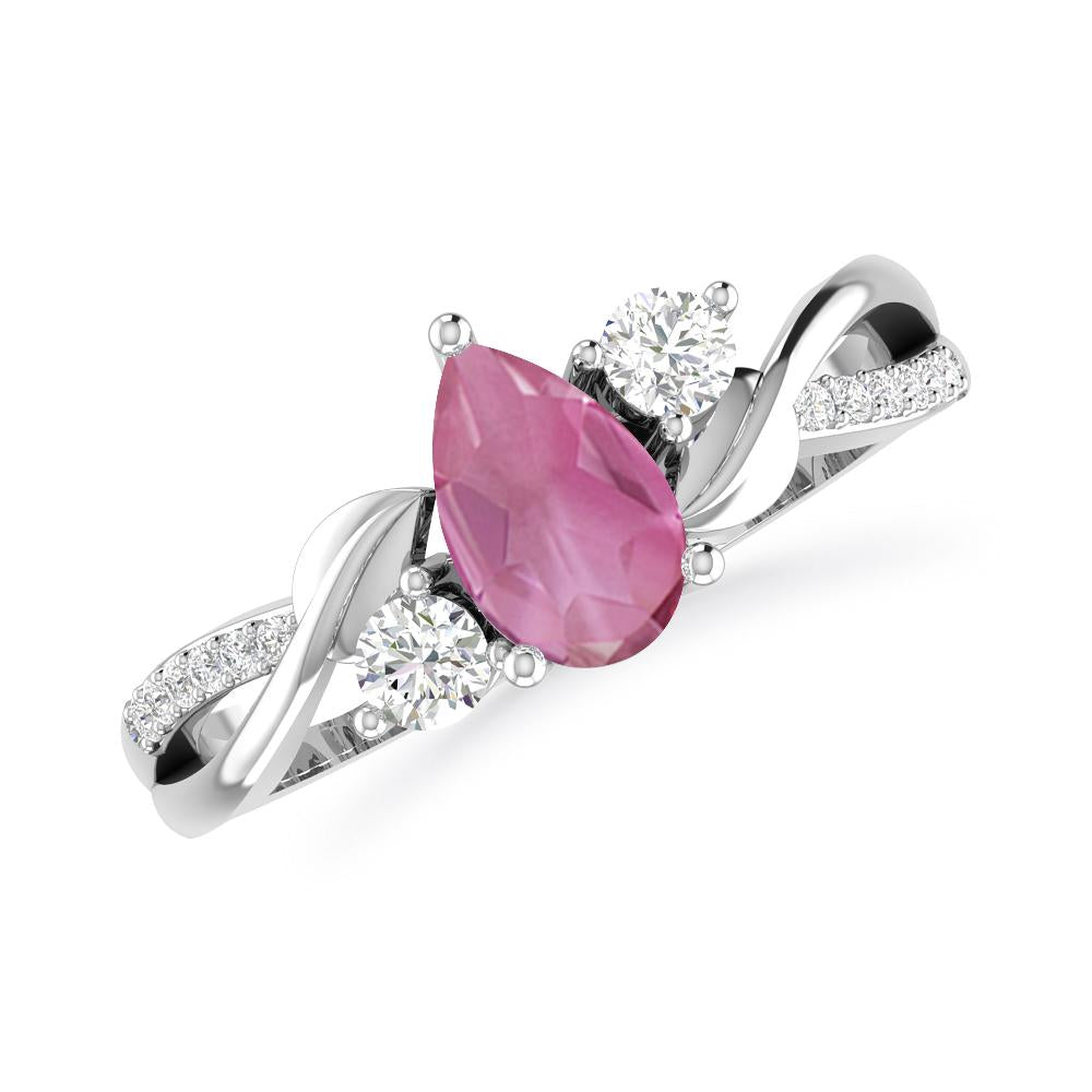 White Gold - Pink Tourmaline