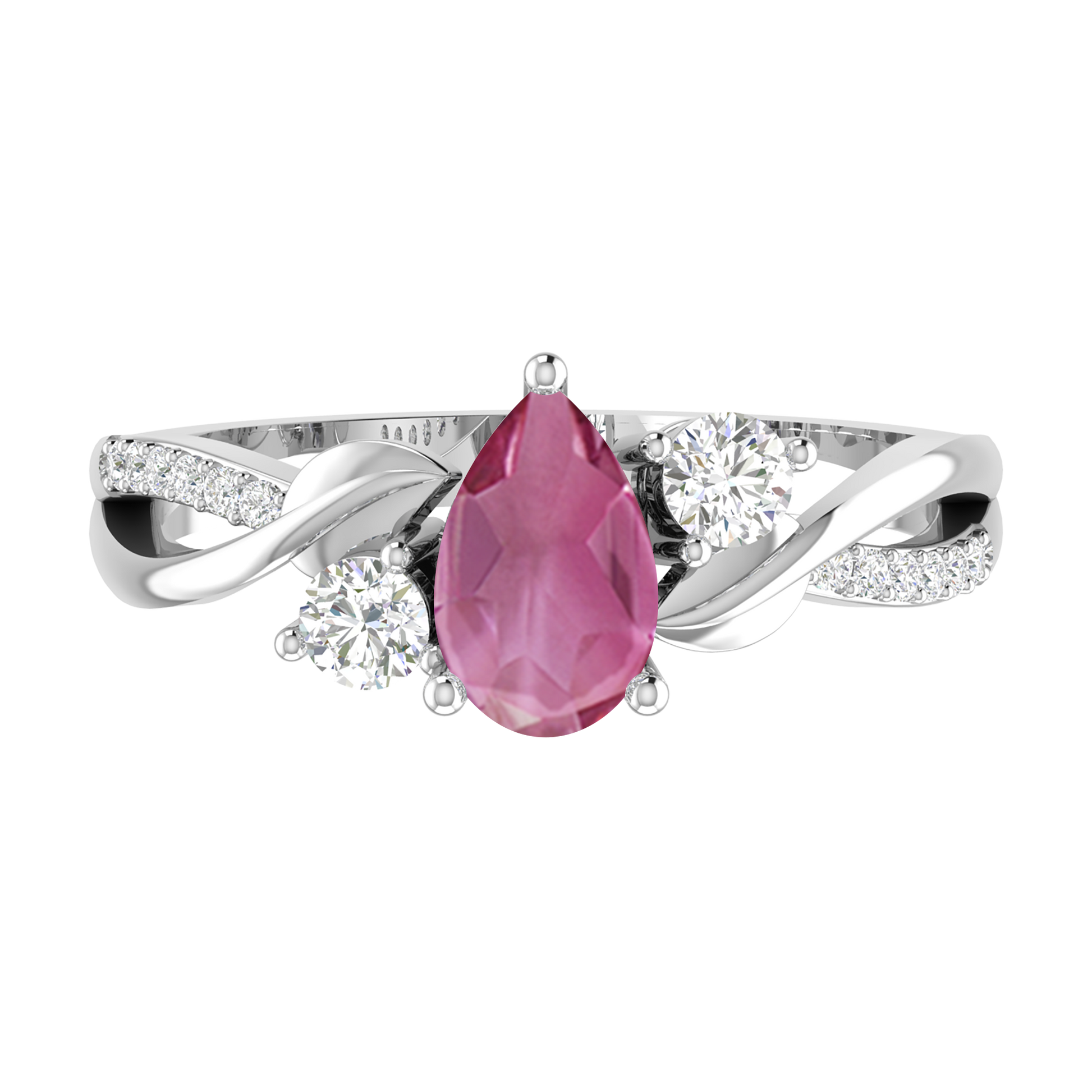 White Gold - Pink Tourmaline