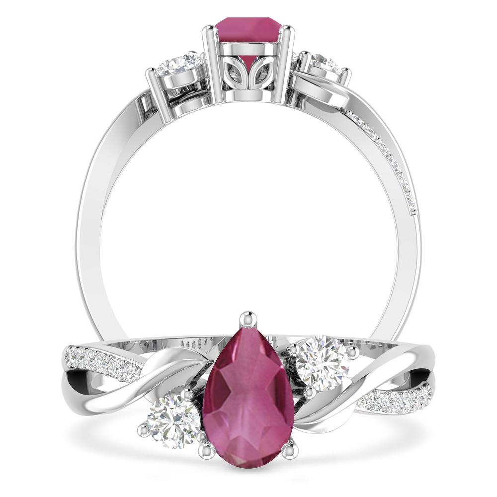 White Gold - Pink Tourmaline