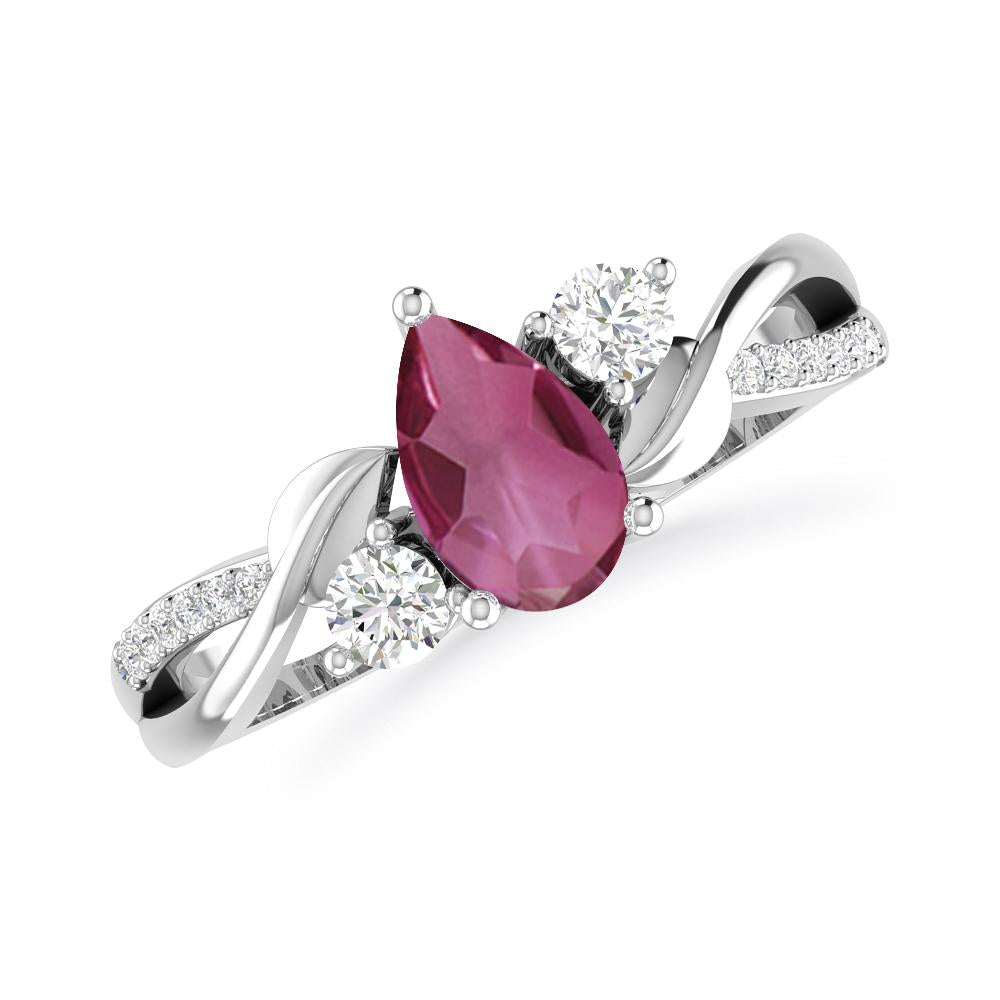 White Gold - Pink Tourmaline