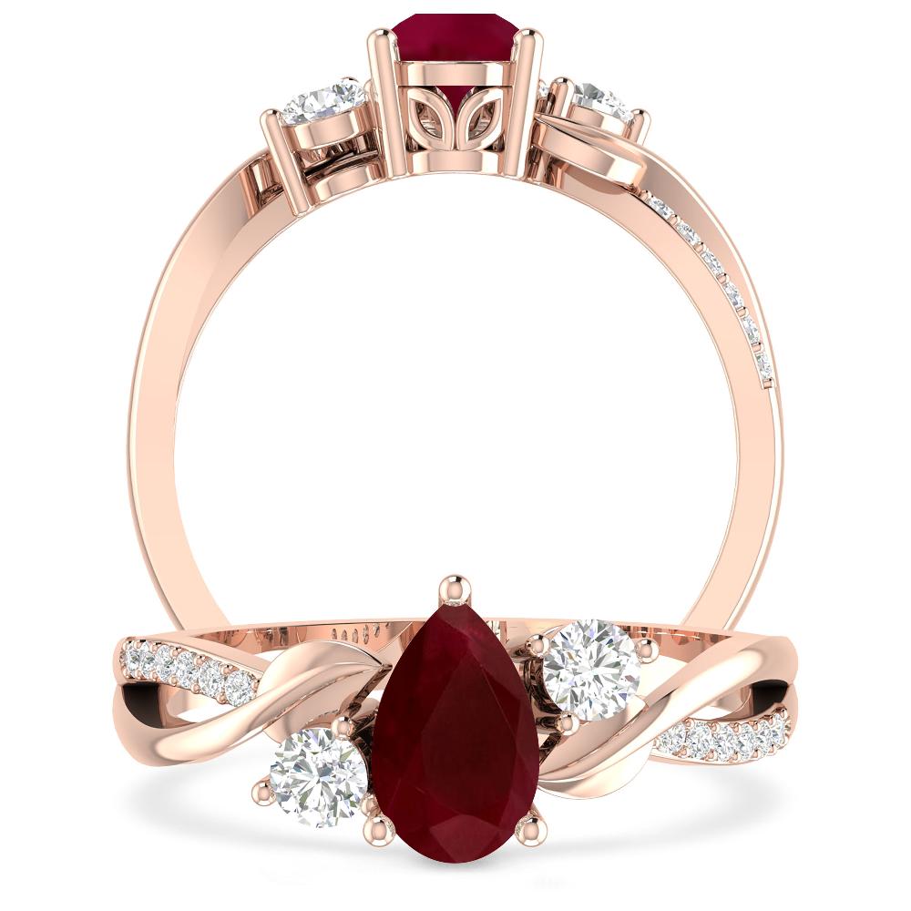 Rose Gold - Ruby