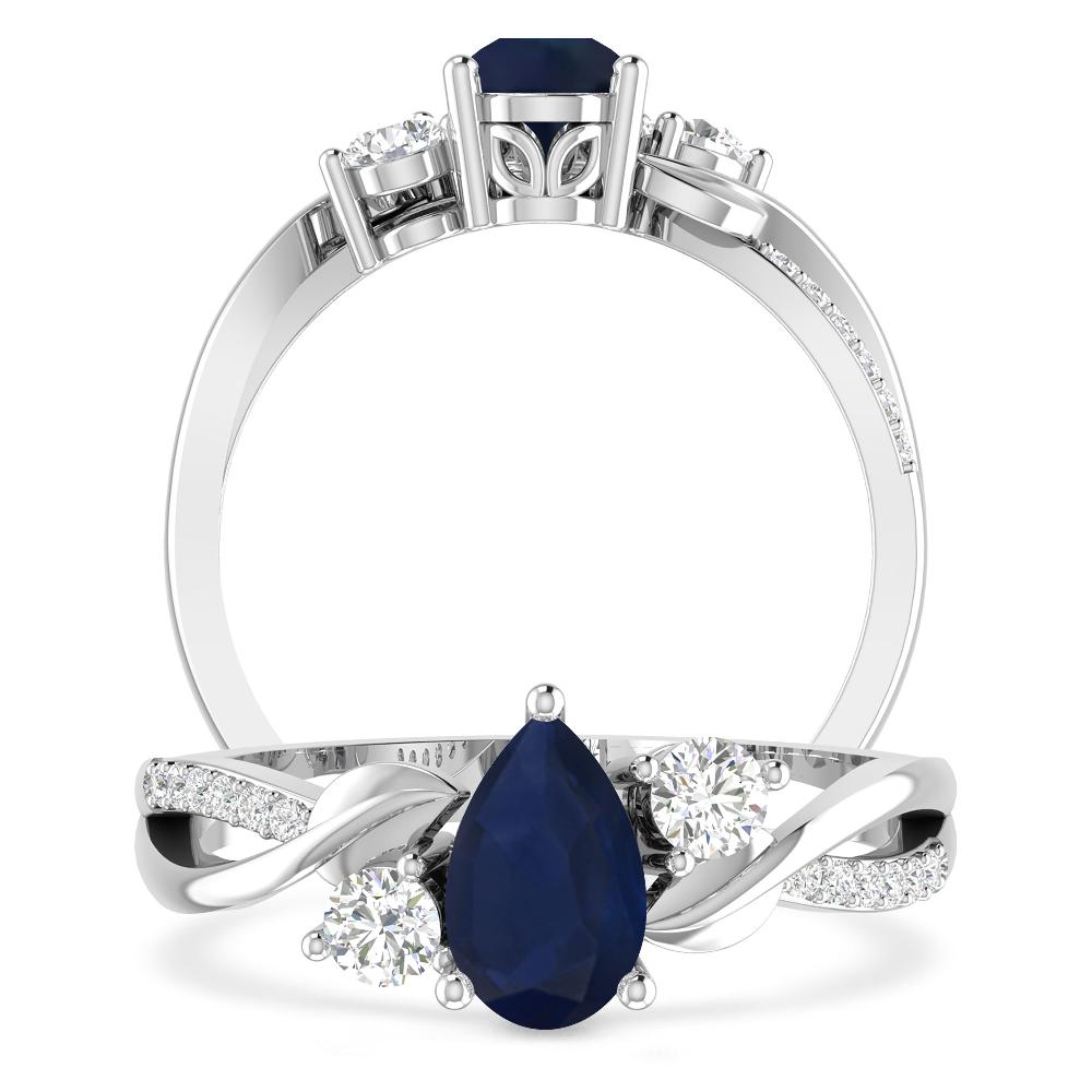 White Gold - Sapphire