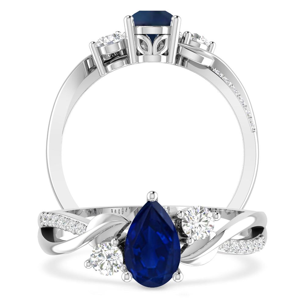 White Gold - Sapphire