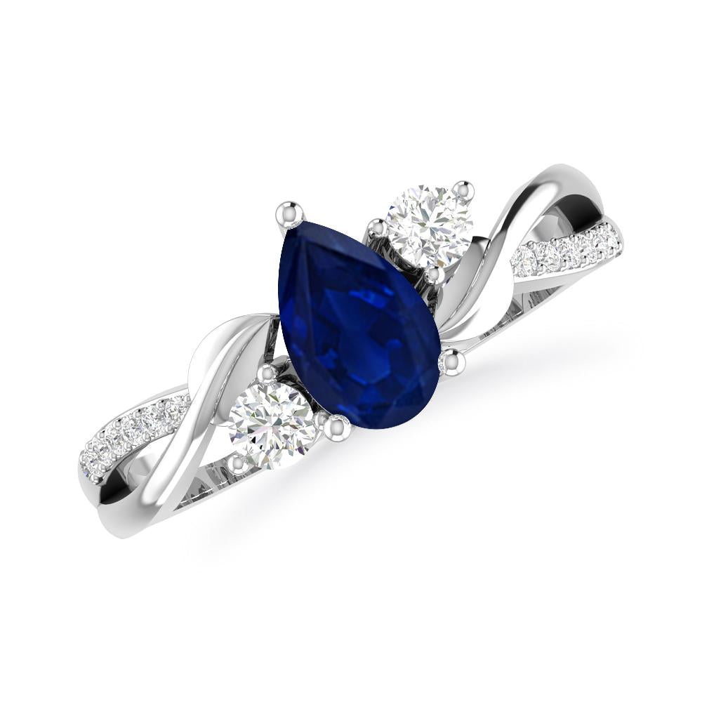 White Gold - Sapphire