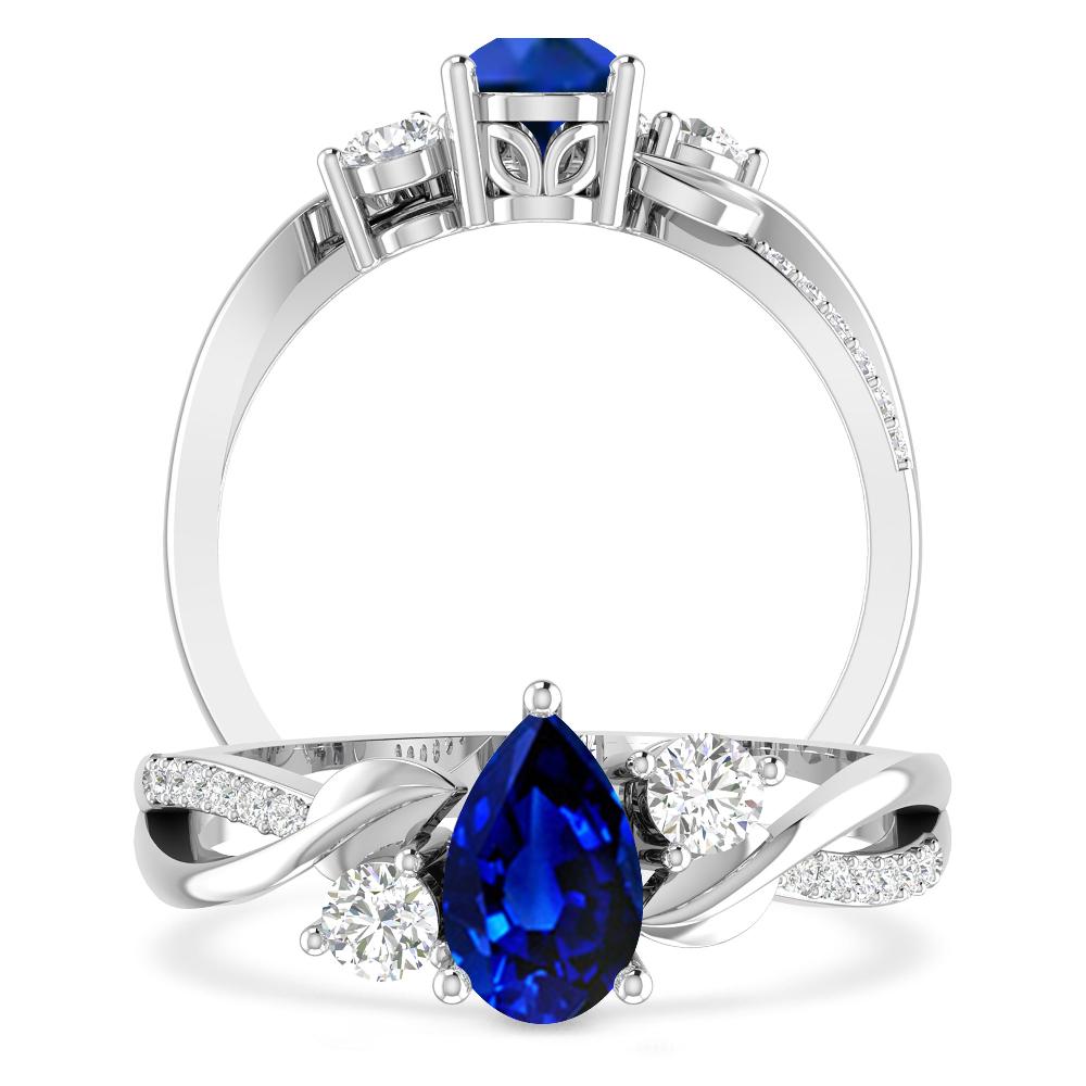 White Gold - Sapphire