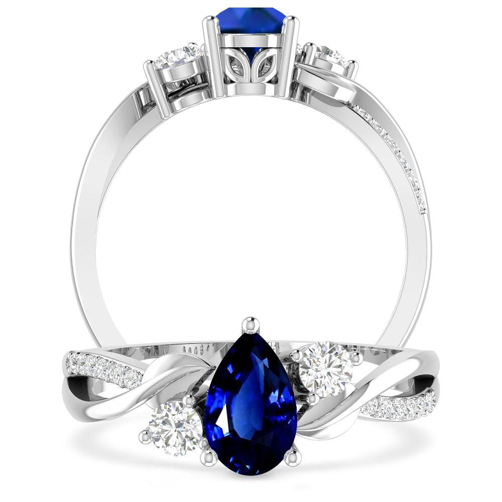 White Gold - Sapphire