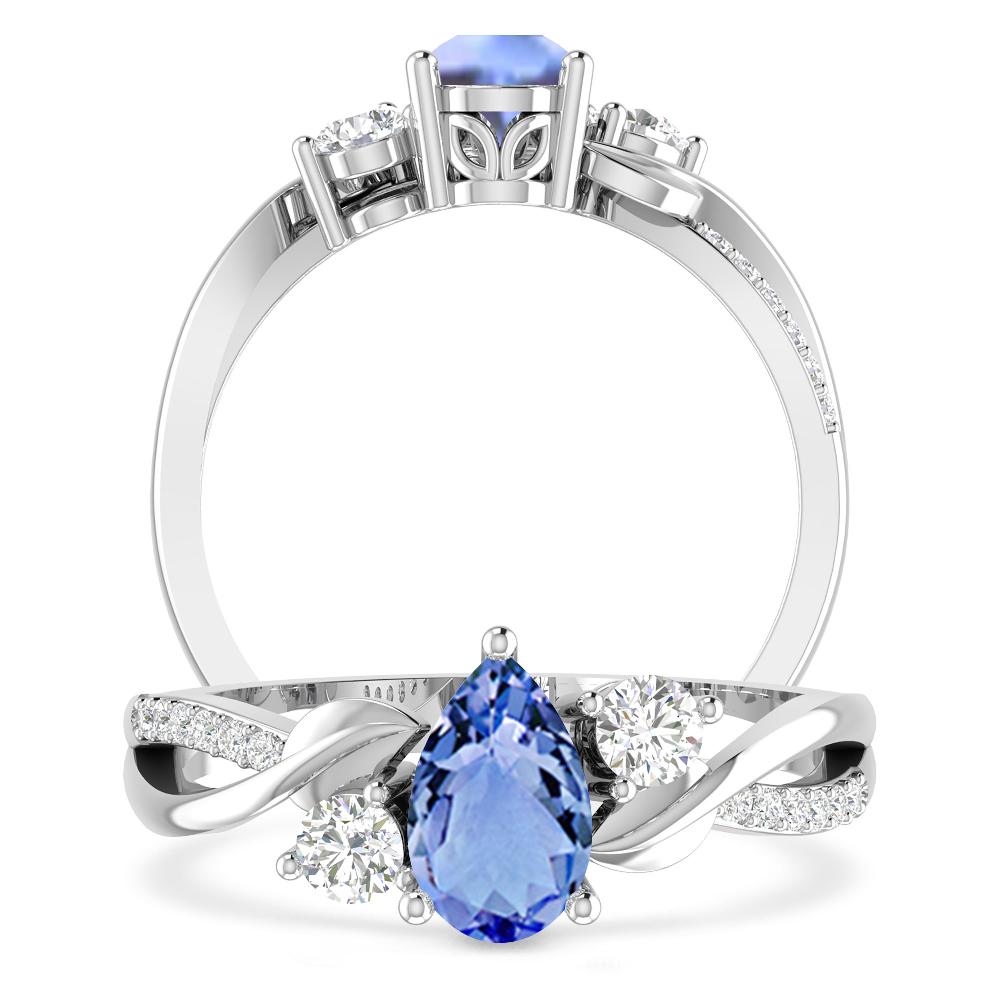 White Gold - Tanzanite