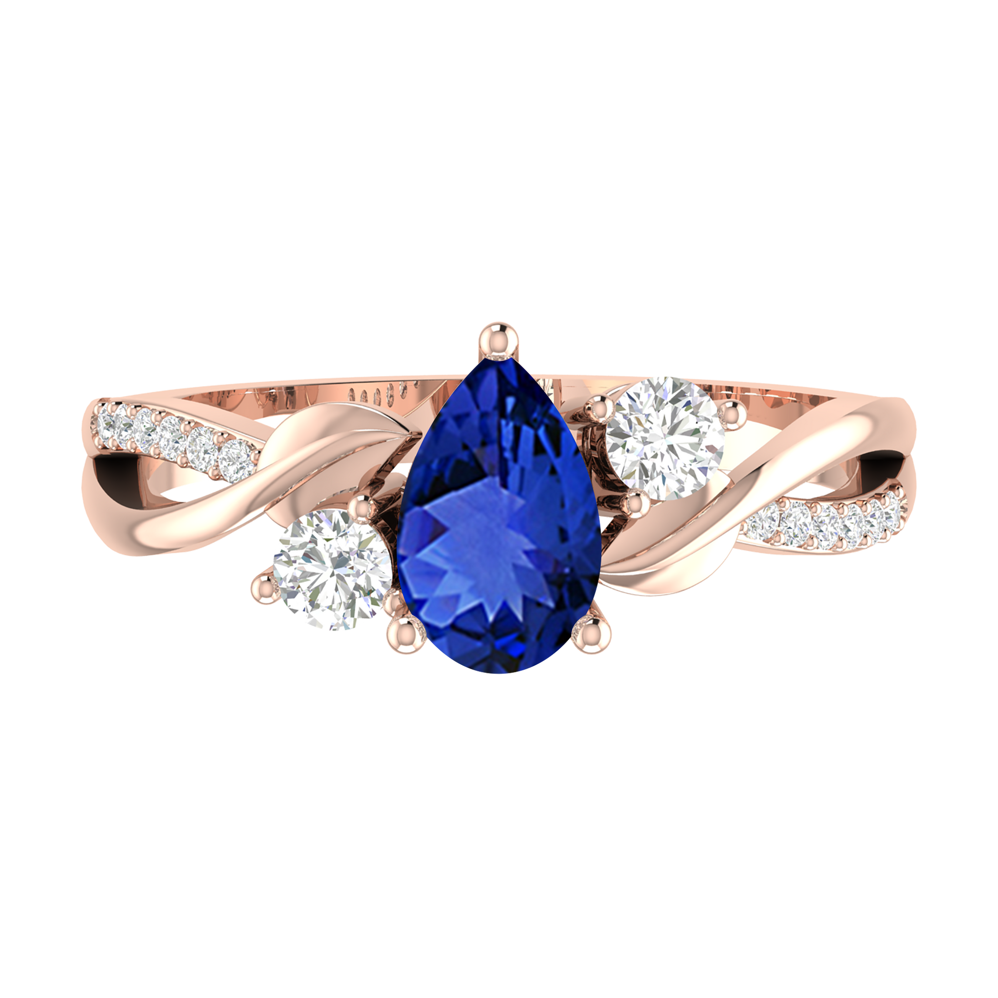 Rose Gold - Tanzanite