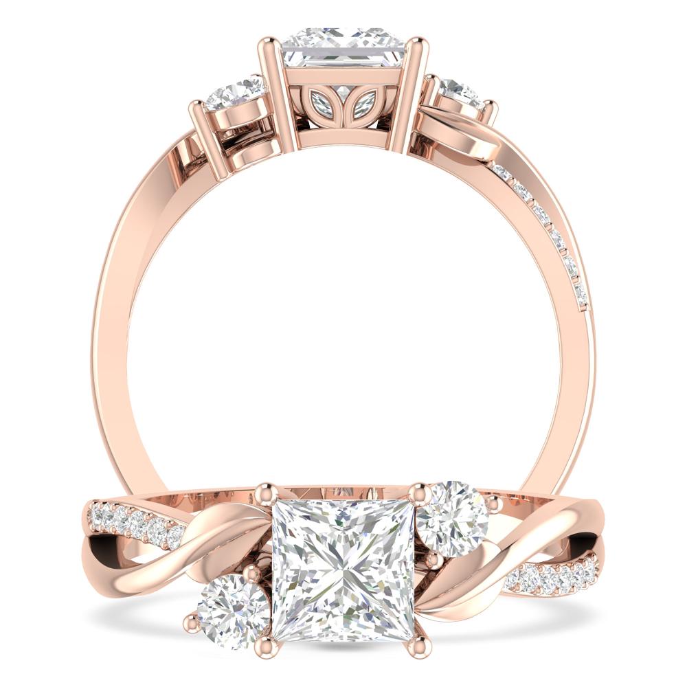 Rose Gold - Diamond