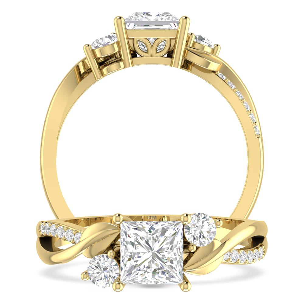 Yellow Gold - Diamond