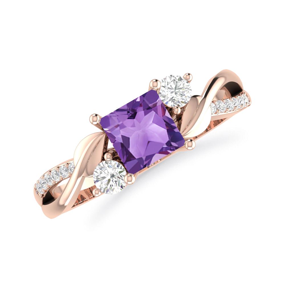 Rose Gold - Amethyst