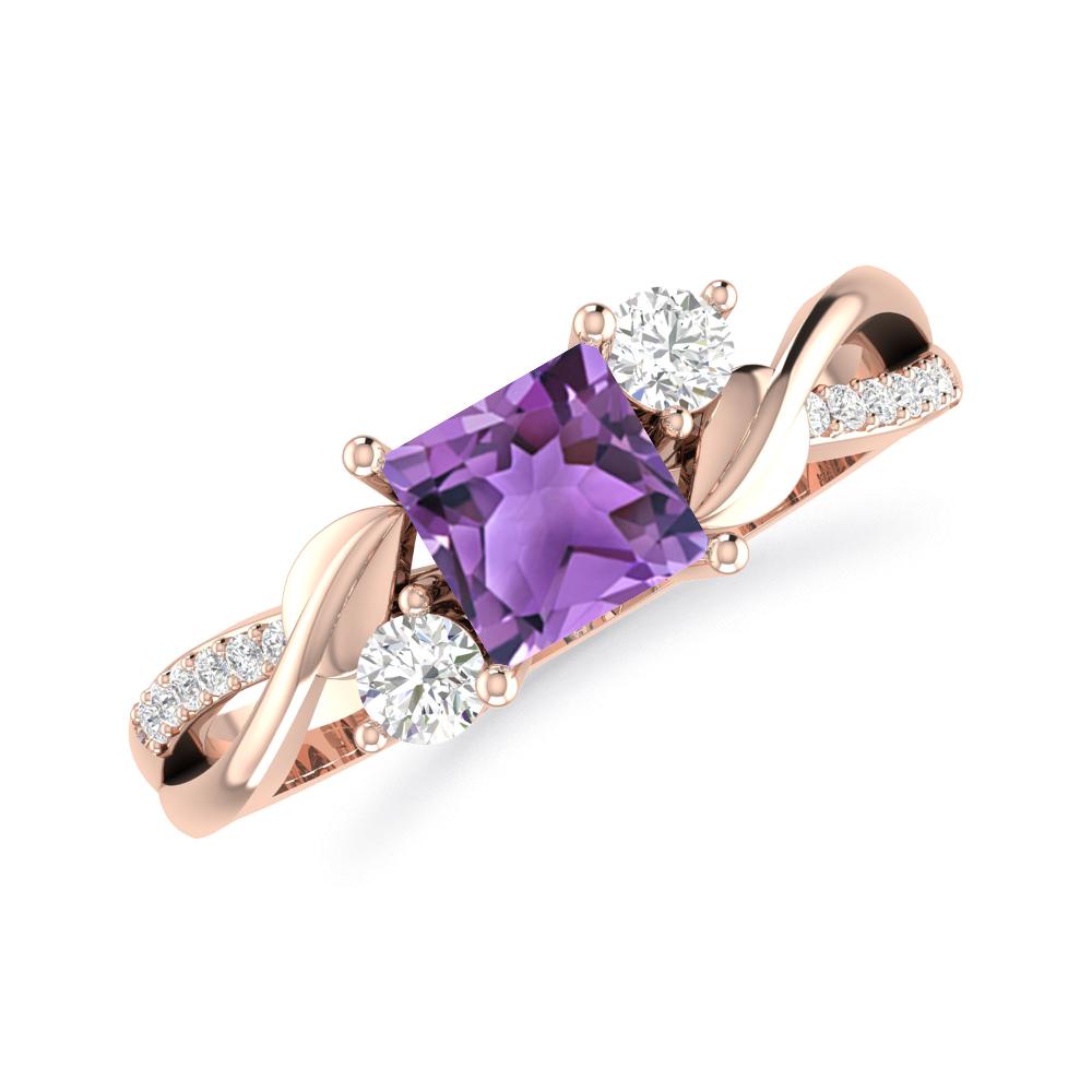 Rose Gold - Amethyst