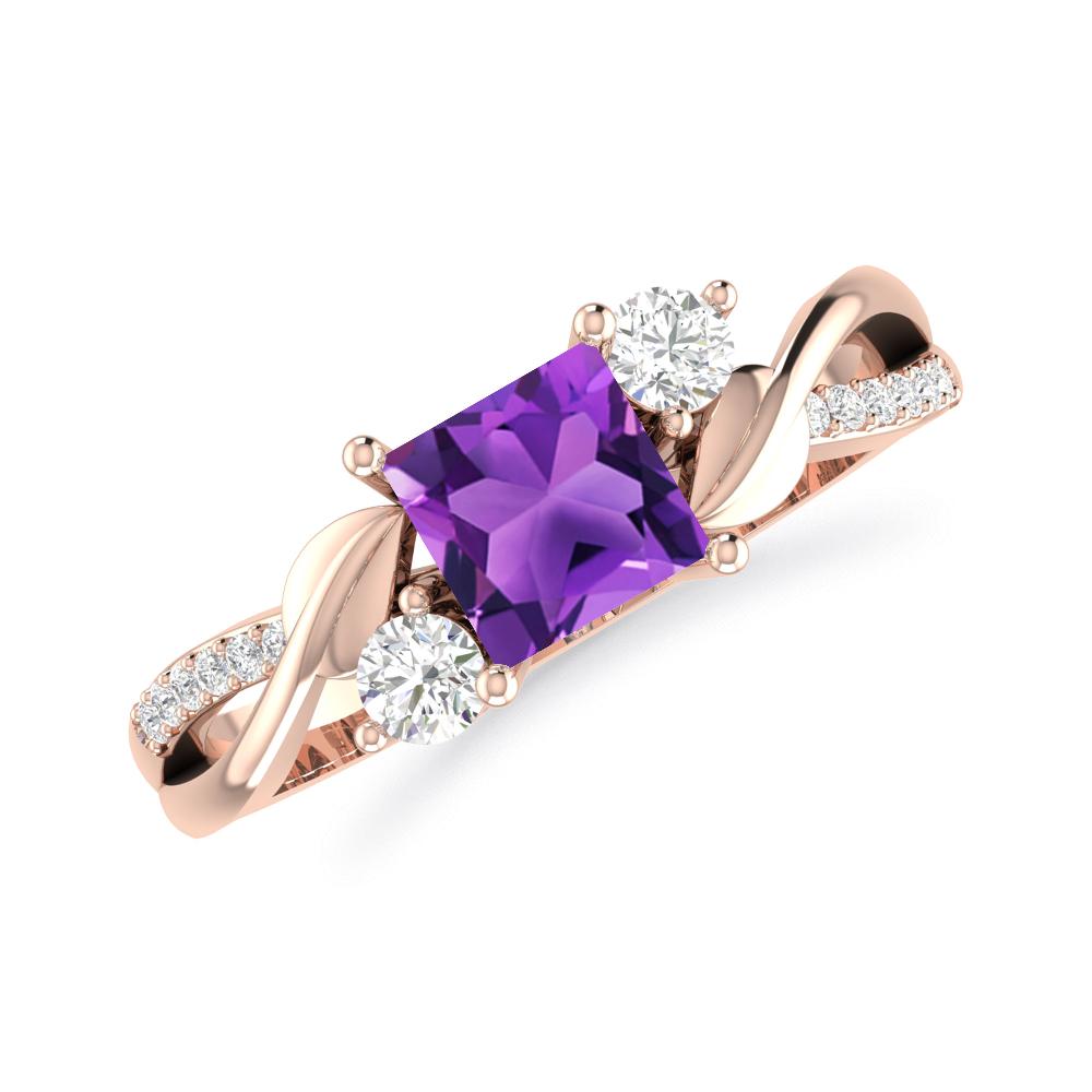 Rose Gold - Amethyst