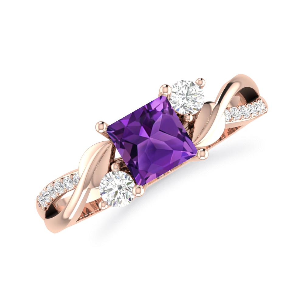 Rose Gold - Amethyst