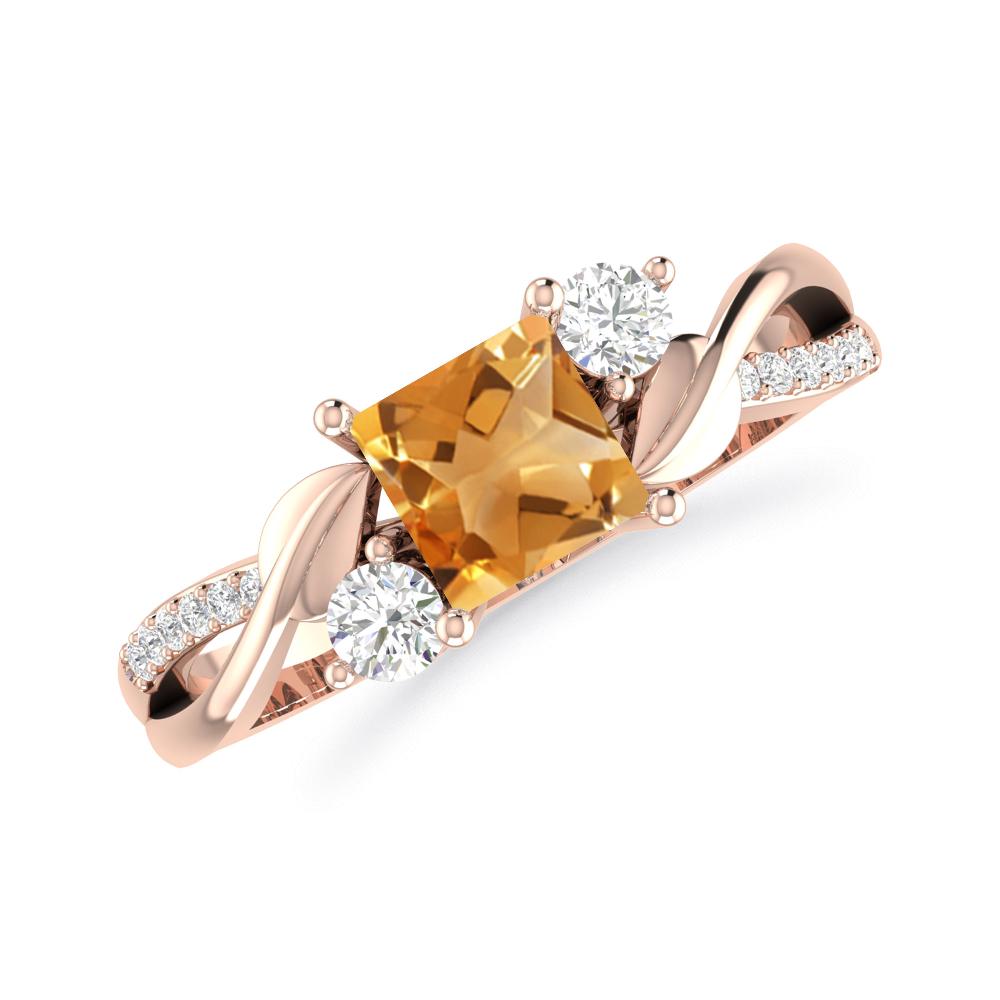 Rose Gold - Citrine