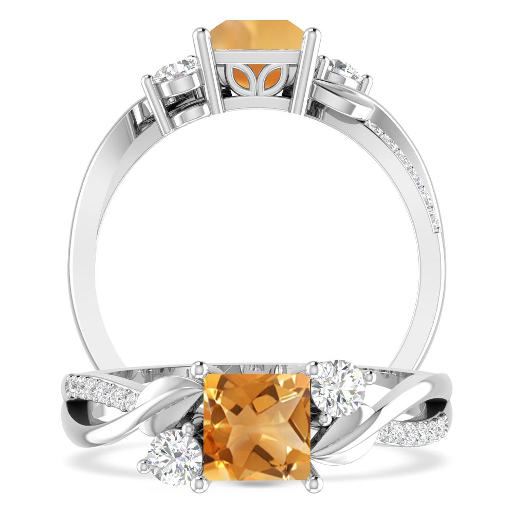 White Gold - Citrine