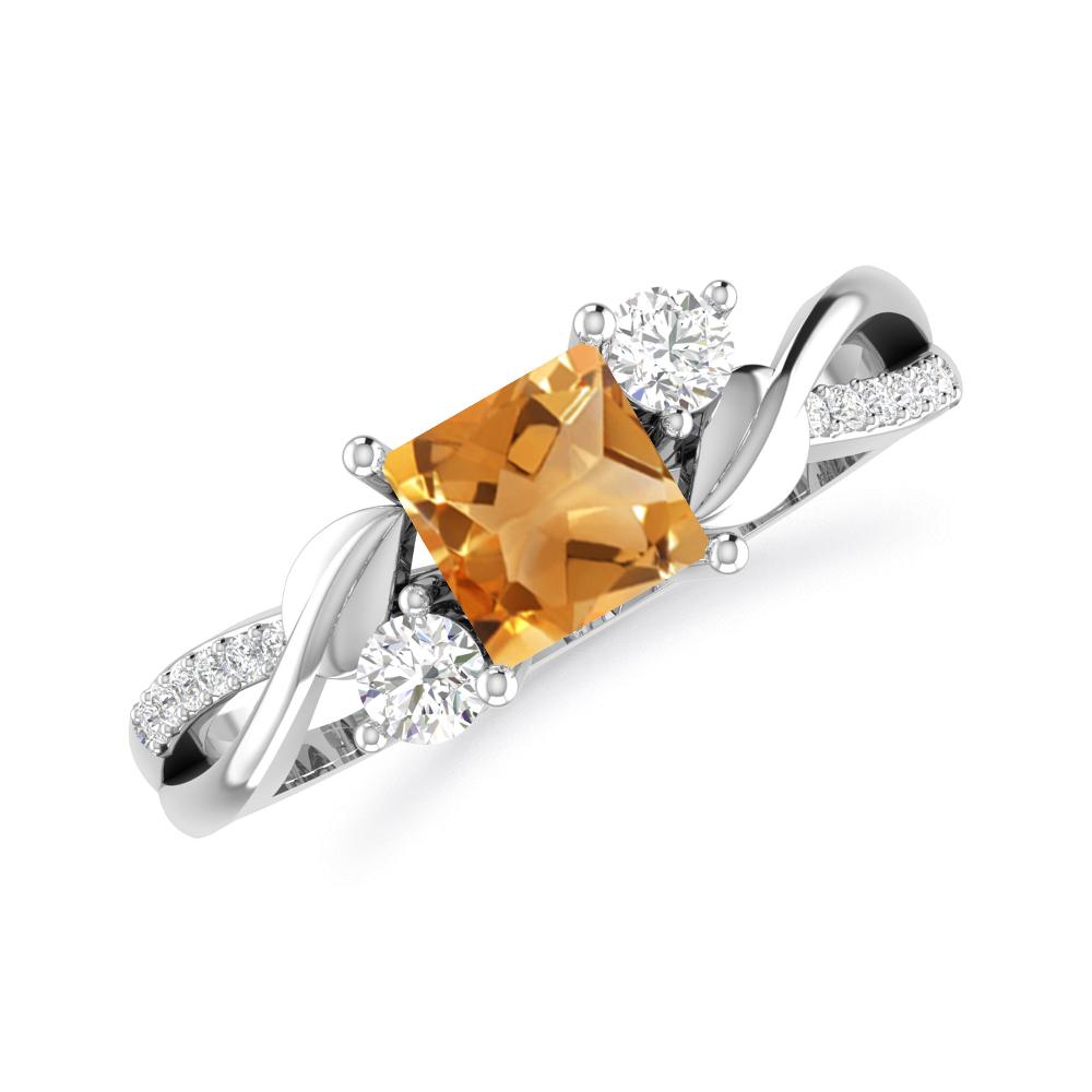 White Gold - Citrine