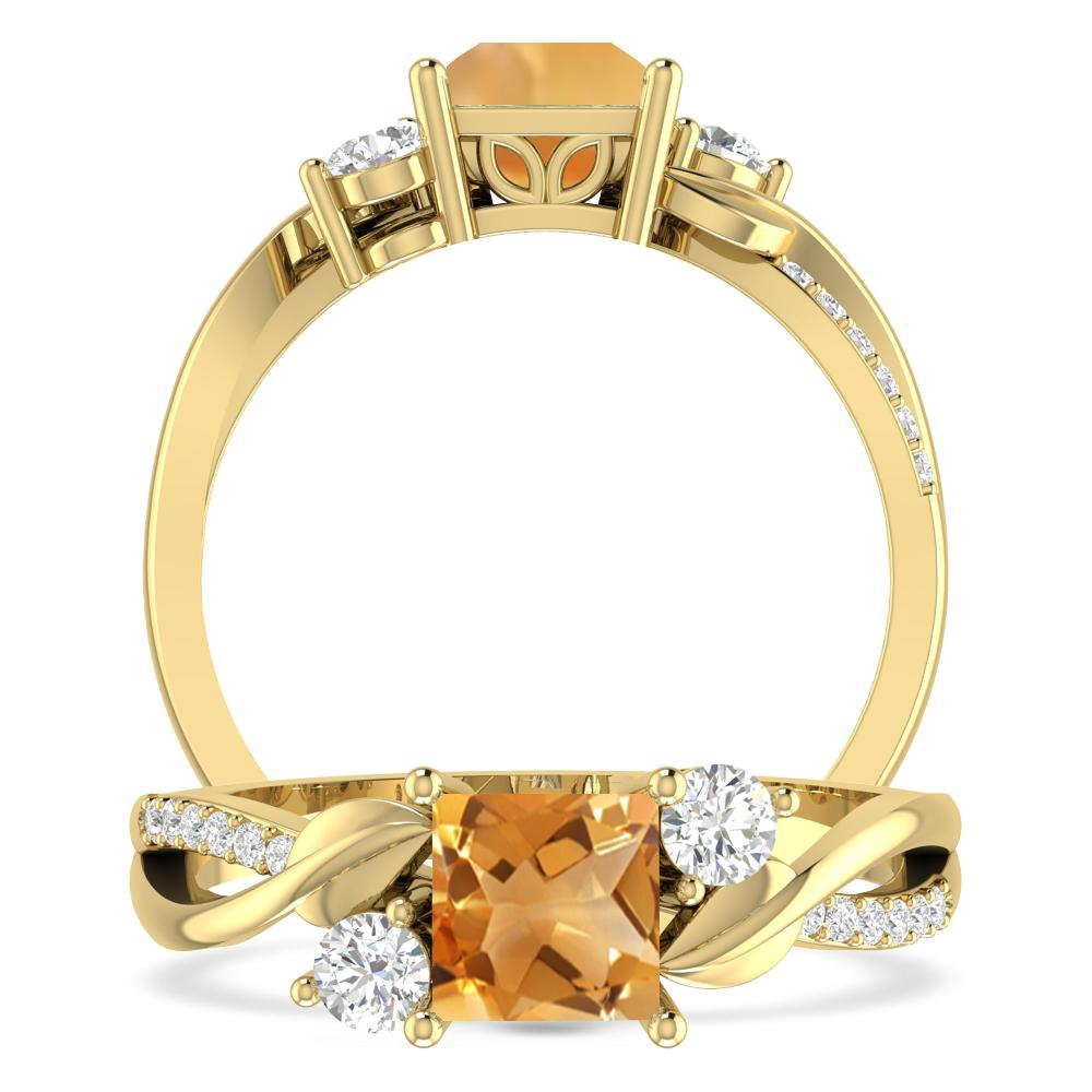 Yellow Gold - Citrine