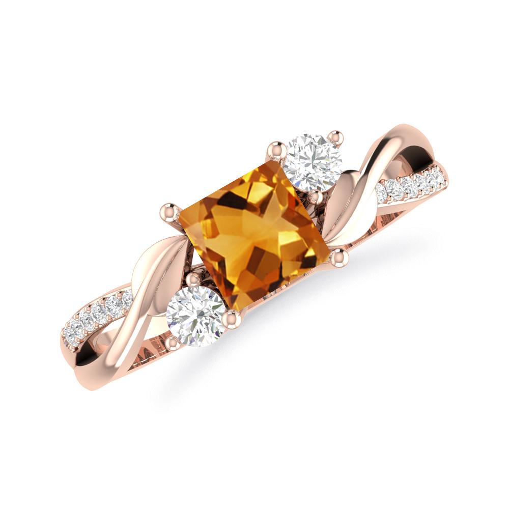 Rose Gold - Citrine