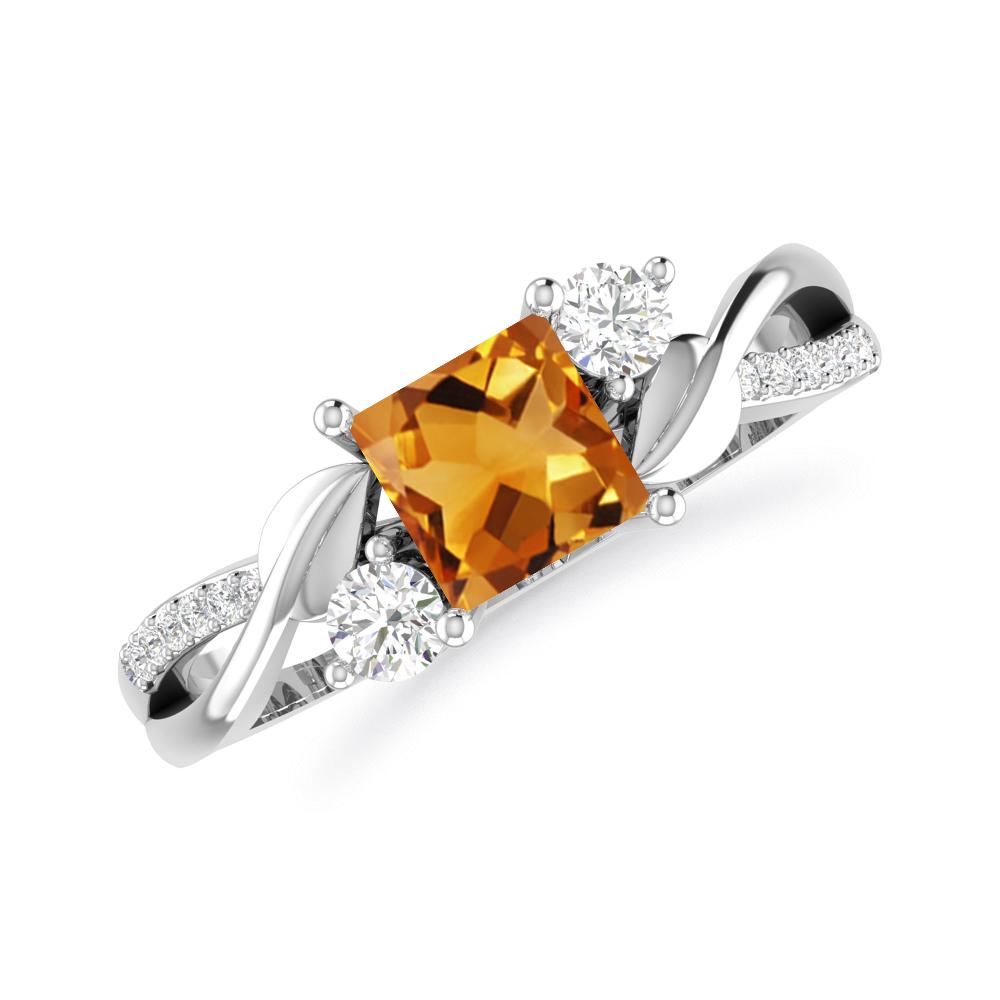 White Gold - Citrine