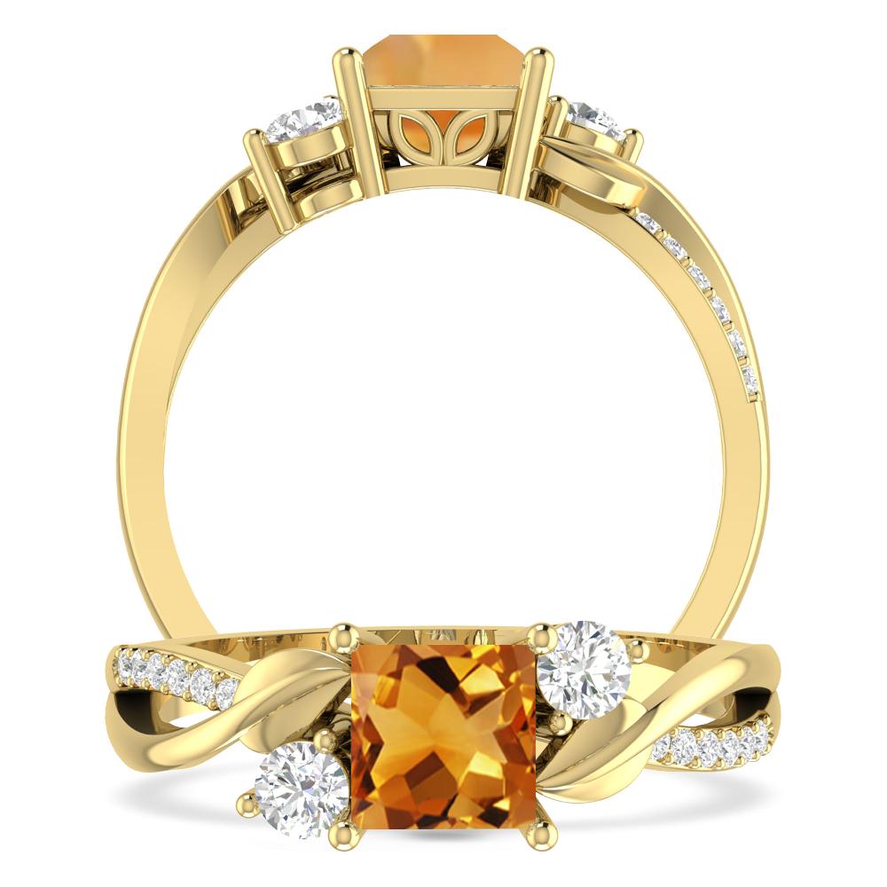 Yellow Gold - Citrine