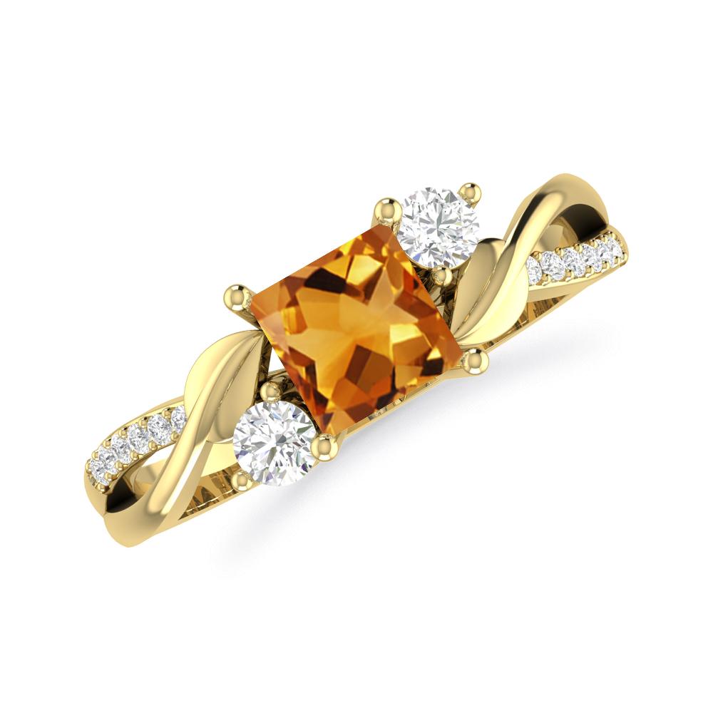 Yellow Gold - Citrine