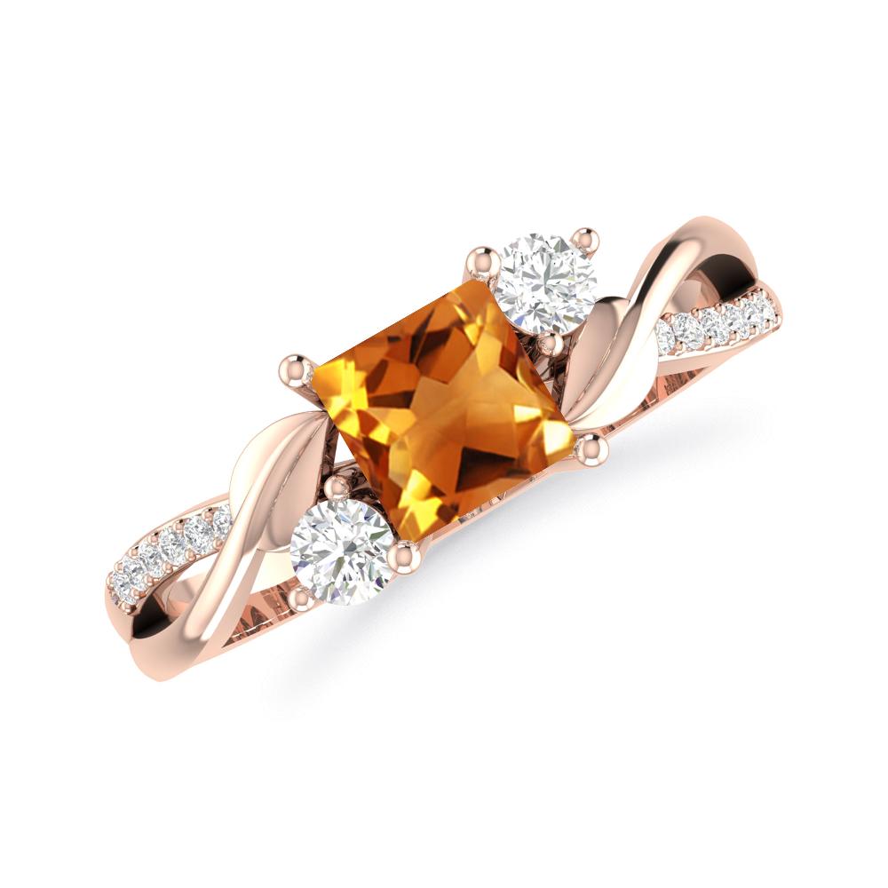 Rose Gold - Citrine