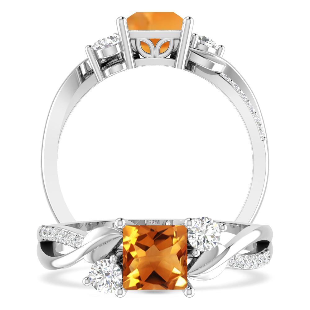 White Gold - Citrine