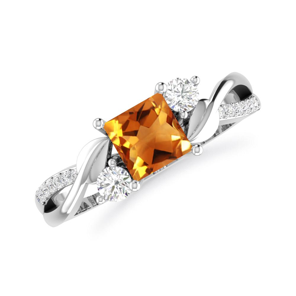 White Gold - Citrine