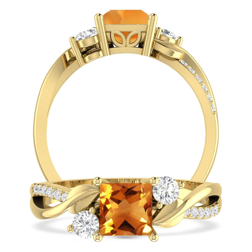 Yellow Gold - Citrine