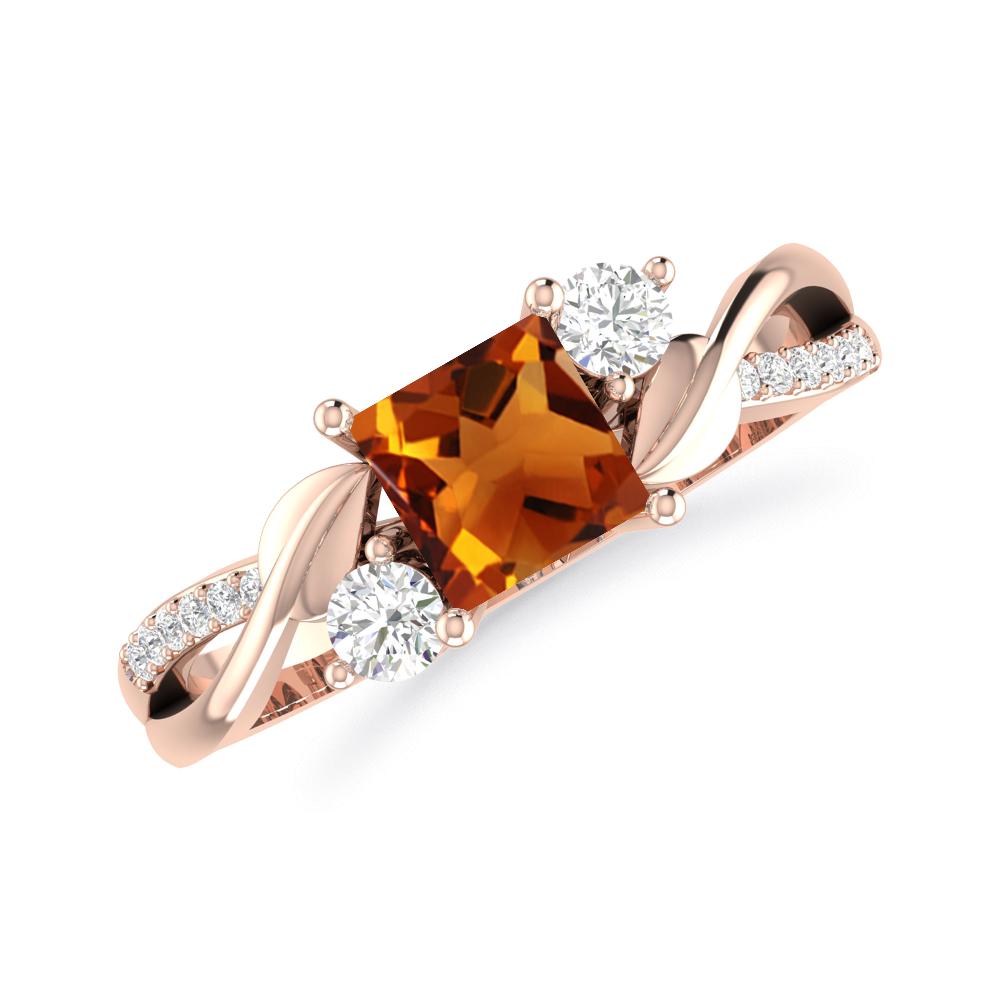 Rose Gold - Citrine