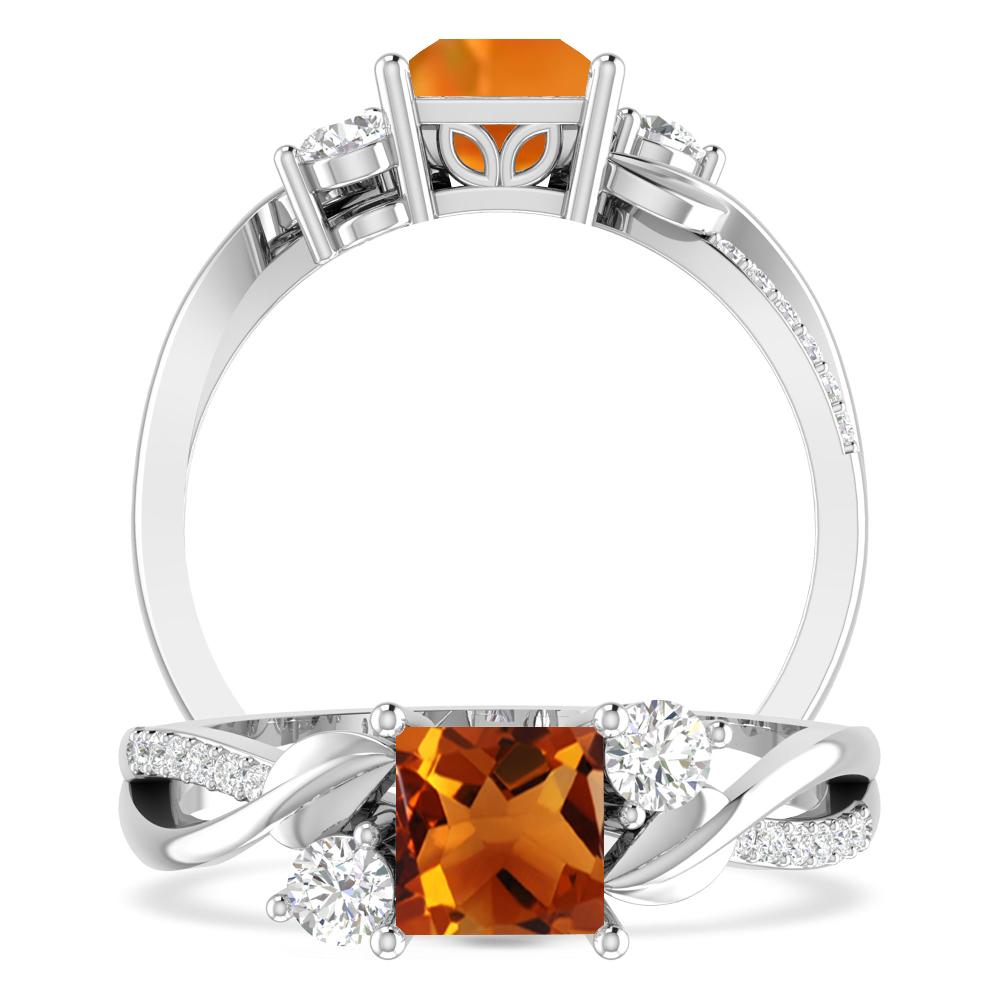 White Gold - Citrine