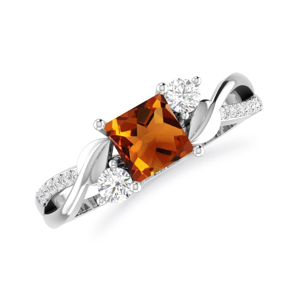 White Gold - Citrine