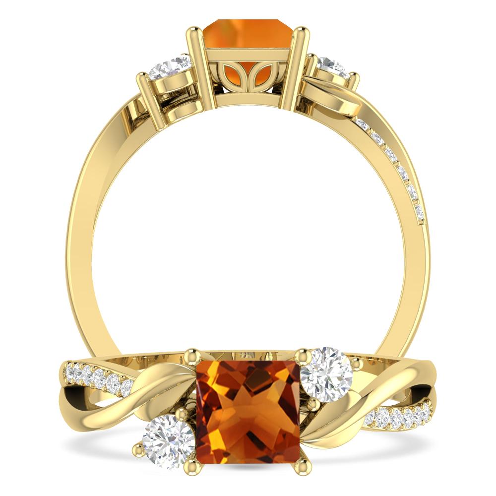 Yellow Gold - Citrine