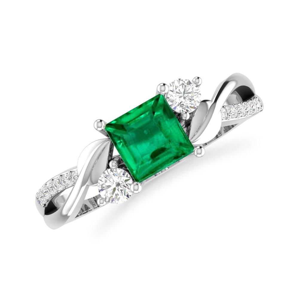 White Gold - Emerald