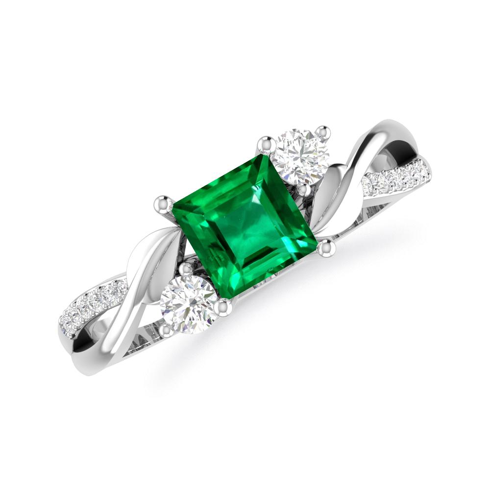 White Gold - Emerald