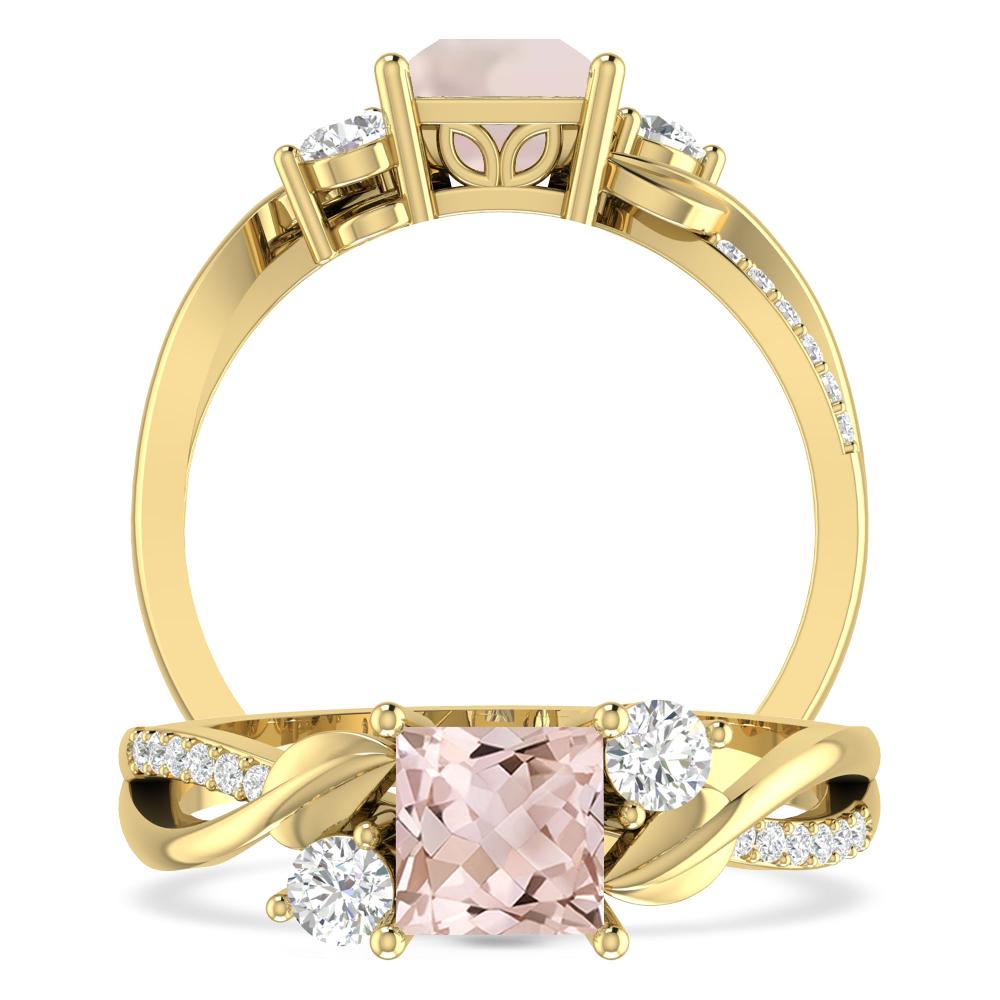 Yellow Gold - Morganite