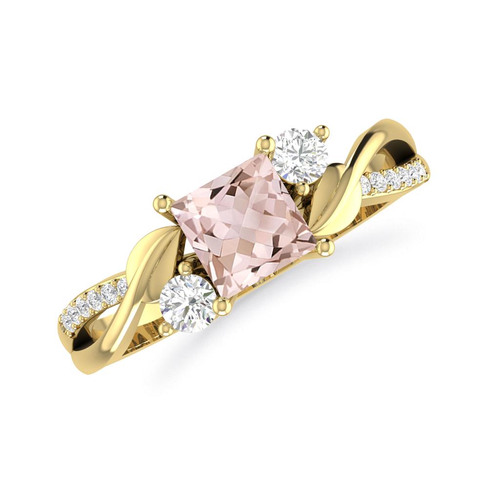 Yellow Gold - Morganite