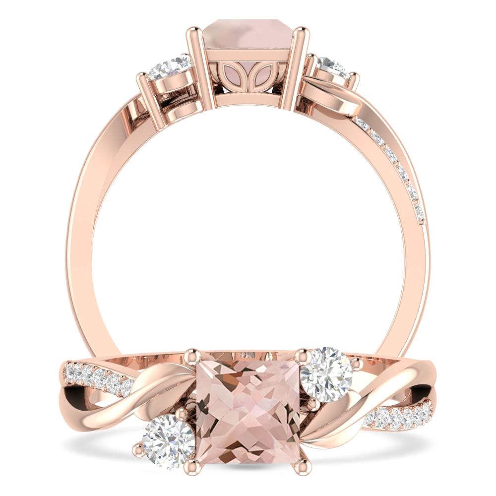 Rose Gold - Morganite