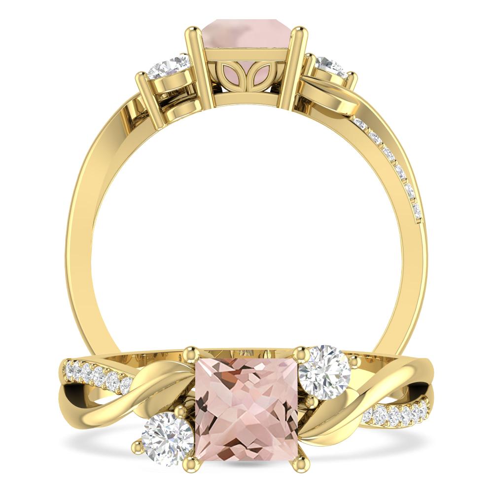 Yellow Gold - Morganite