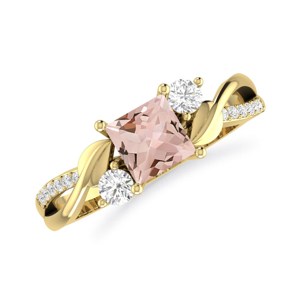 Yellow Gold - Morganite