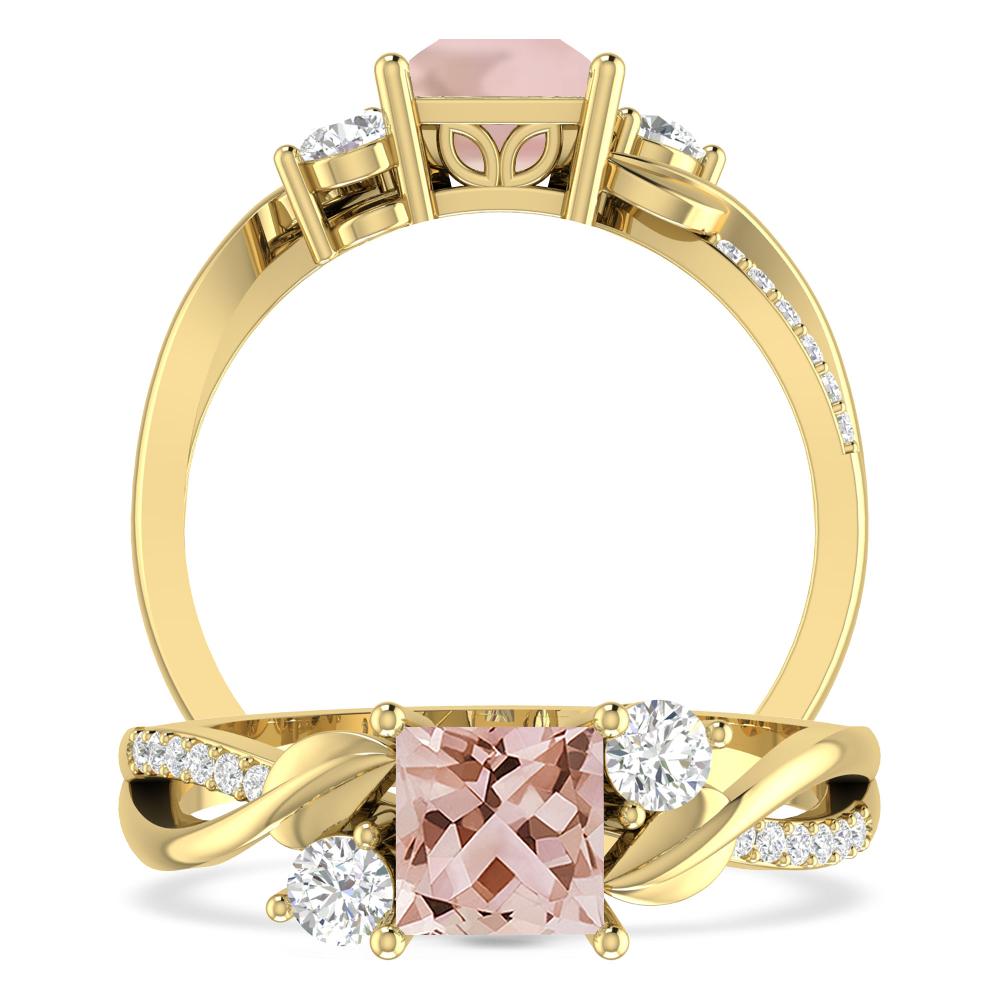 Yellow Gold - Morganite