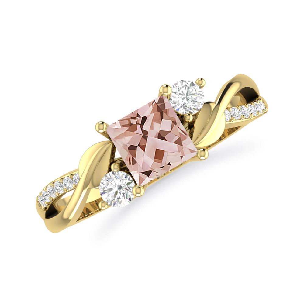 Yellow Gold - Morganite