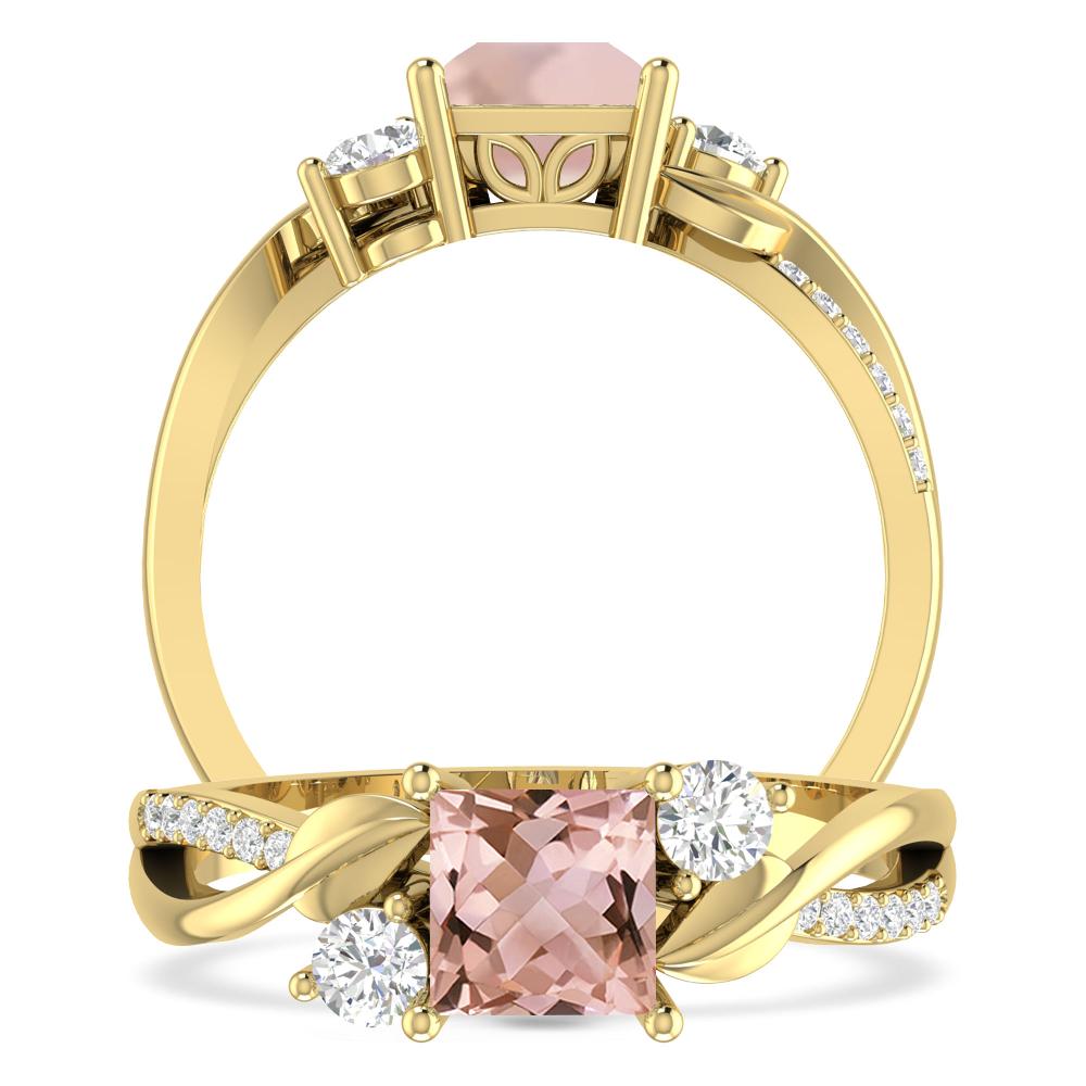 Yellow Gold - Morganite