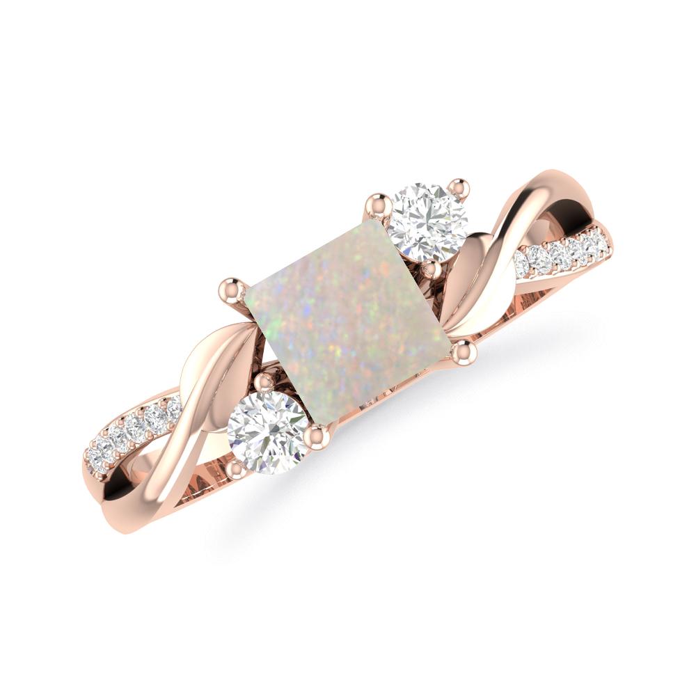 Rose Gold - Opal