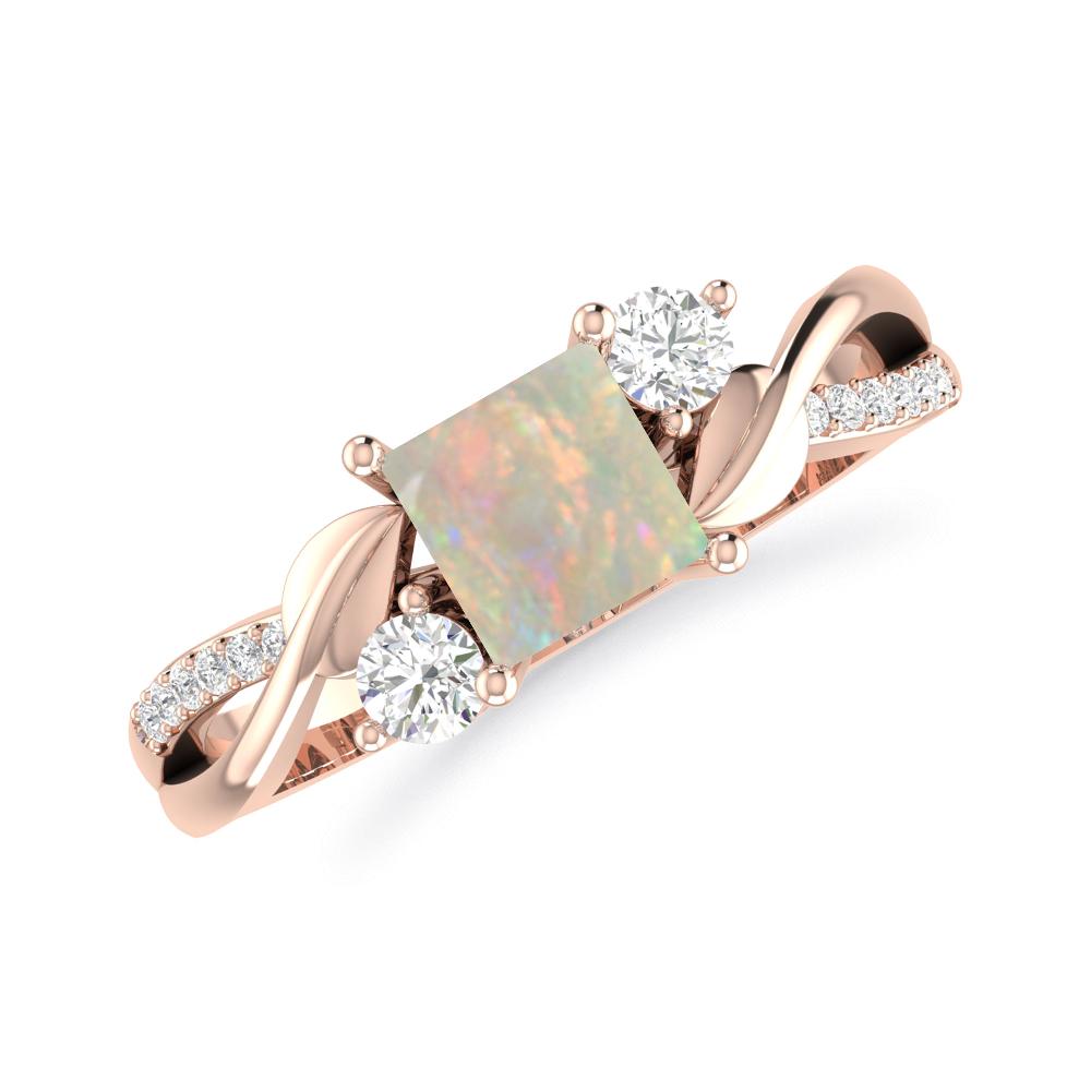 Rose Gold - Opal