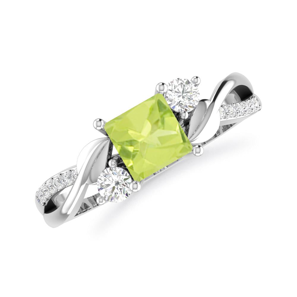 White Gold - Peridot