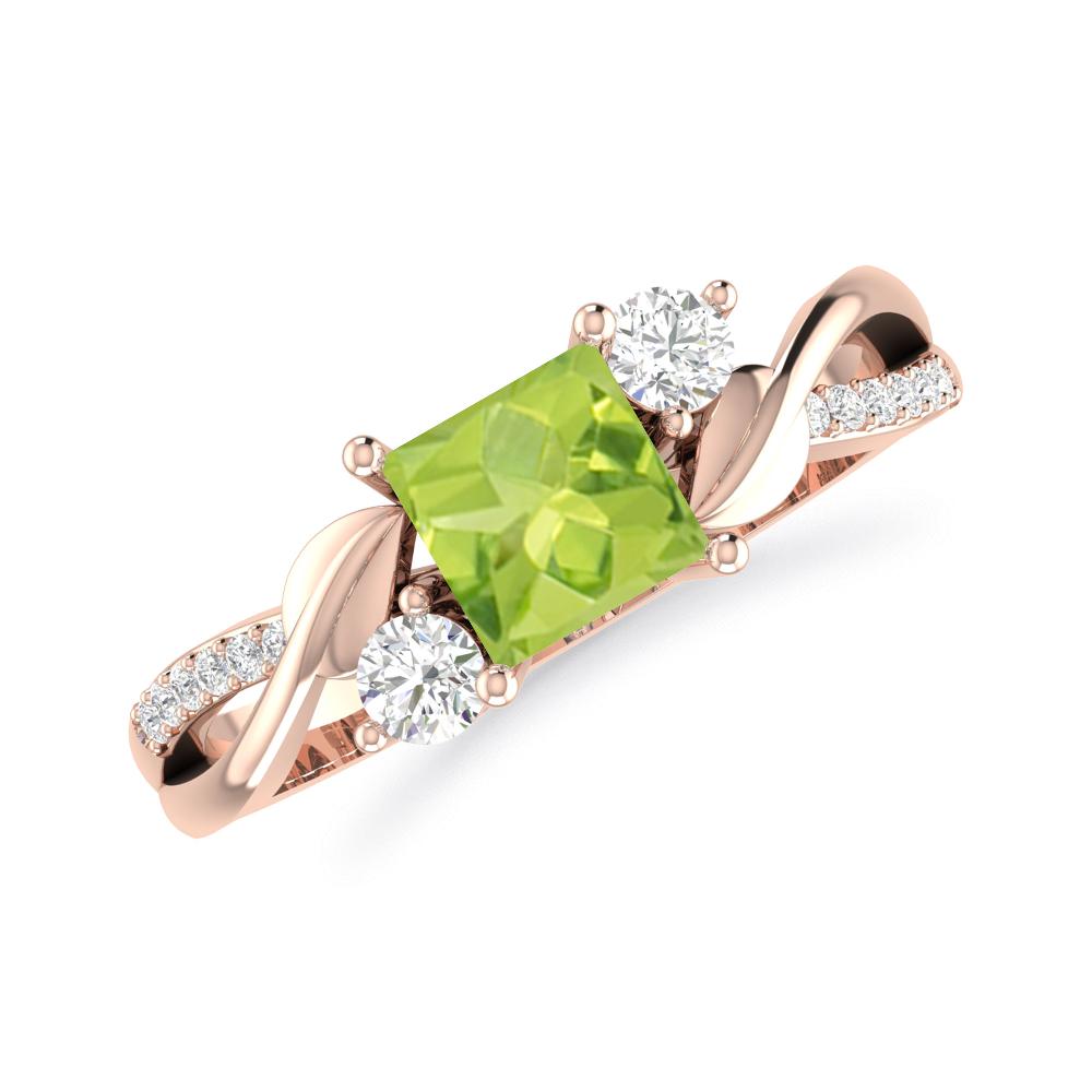 Rose Gold - Peridot