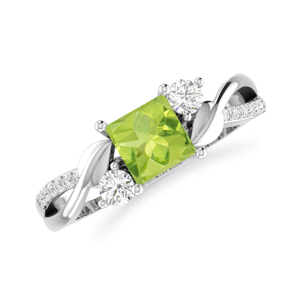 White Gold - Peridot